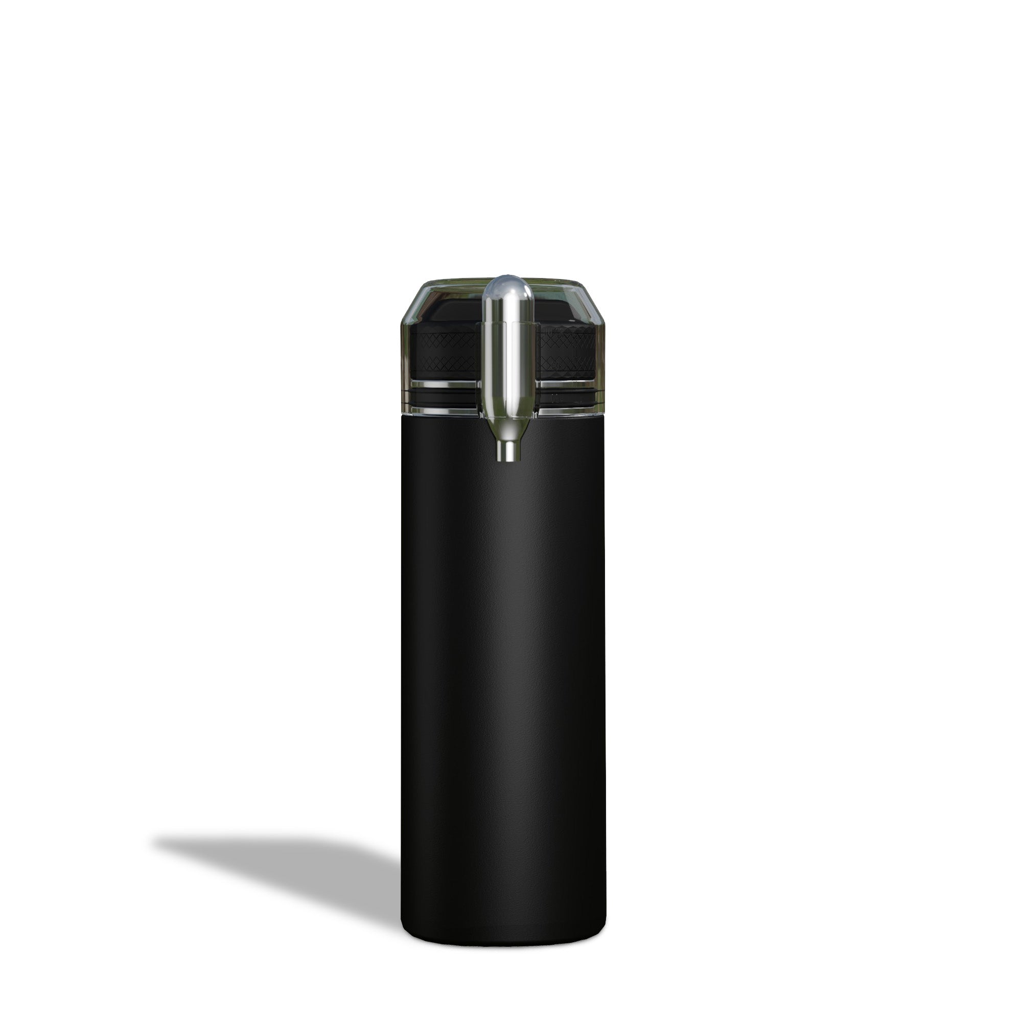 750ml Black Vacuum Insulated Sparkling Water Bottle Maker – Portable Carbonated Drinks Machine