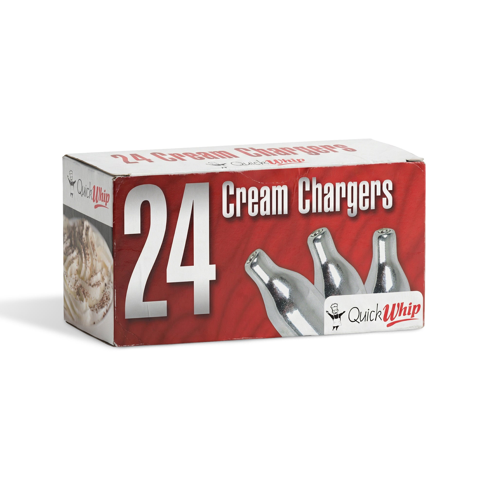QuickWhip Cream Chargers - 24 Pack
