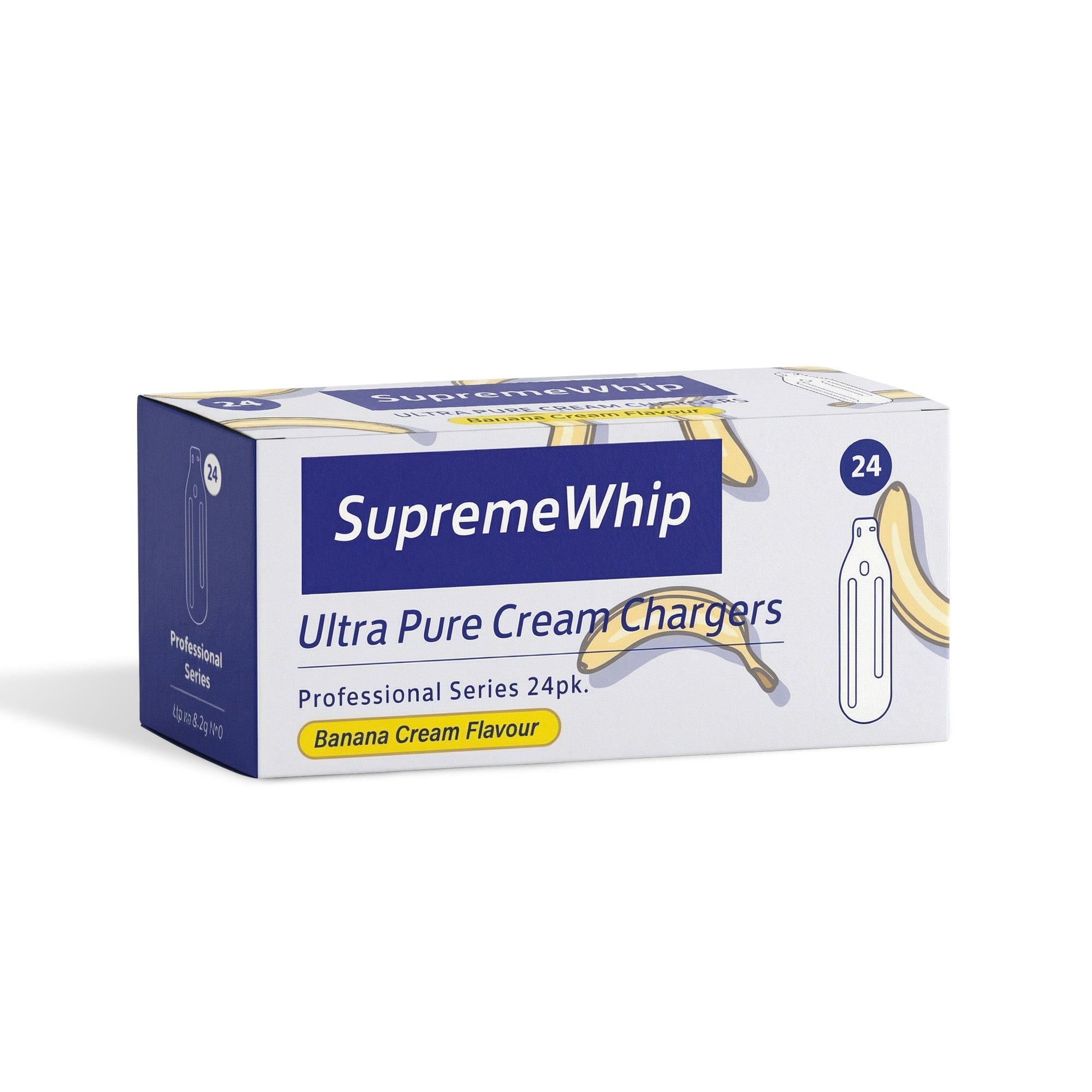 CLEARANCE SupremeWhip Banana 8g Cream Chargers 25 x 24 Pack (600 - 1 Carton)